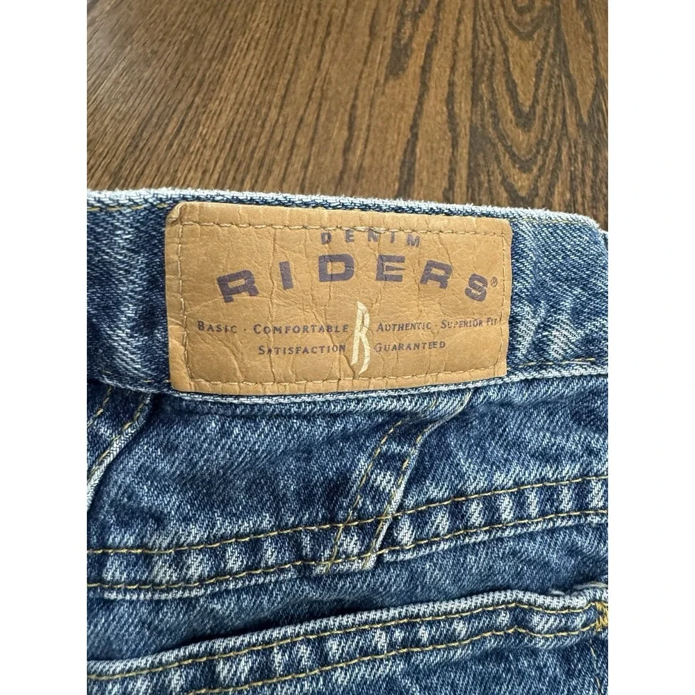 Vintage Denim Riders Jeans Womens 14 L Blue Relaxed Fit Denim USA Retro‎